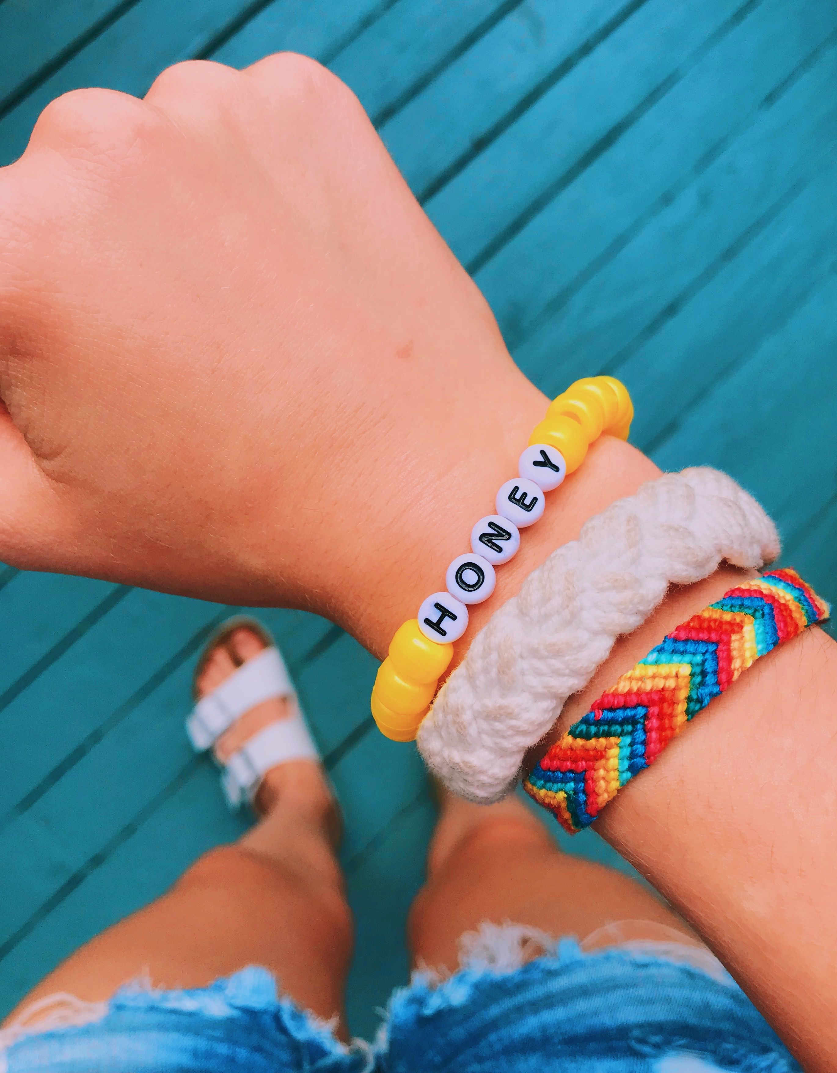 diy bracelet  beaded bracelet  braided bracelet  summer  vsco 
