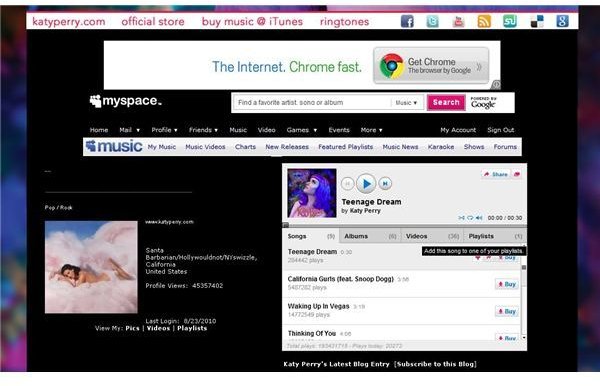 How Do You Add Music to a MySpace Web Page
