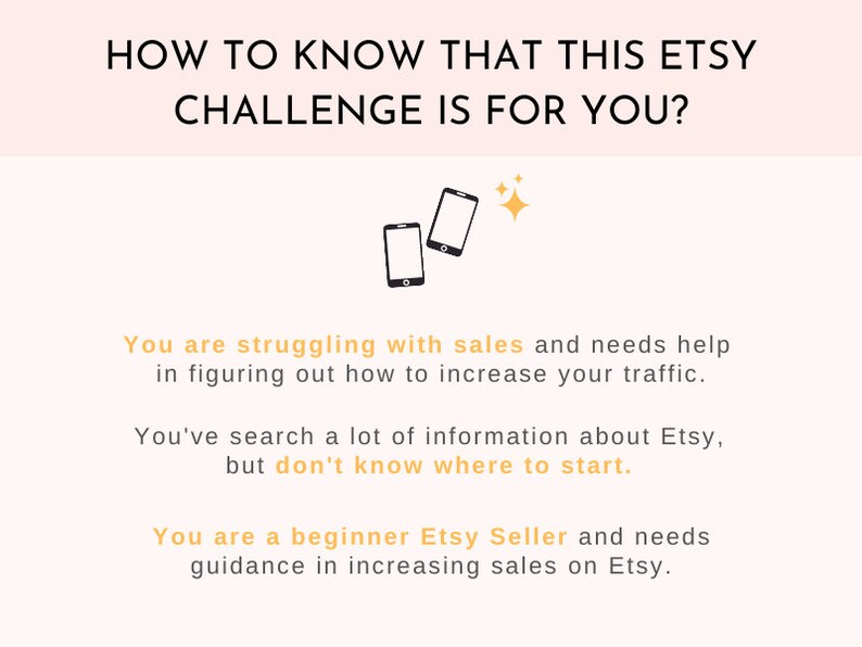 Etsy 7 Days Success Challenge Increase Etsy Sales Etsy Branding Kit