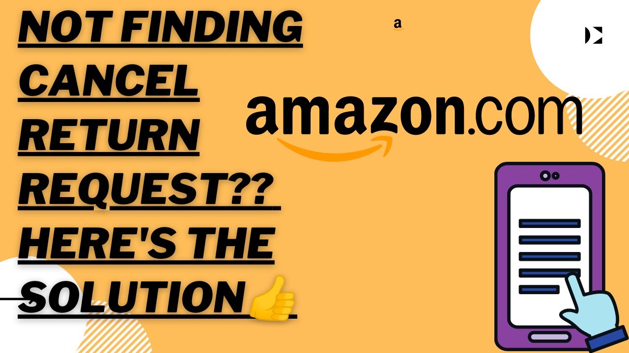 How to Cancel Return Request  Amazon Return Request Cancel and Request 