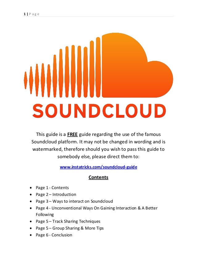 The Ultimate Soundcloud Tips  Tricks Guide