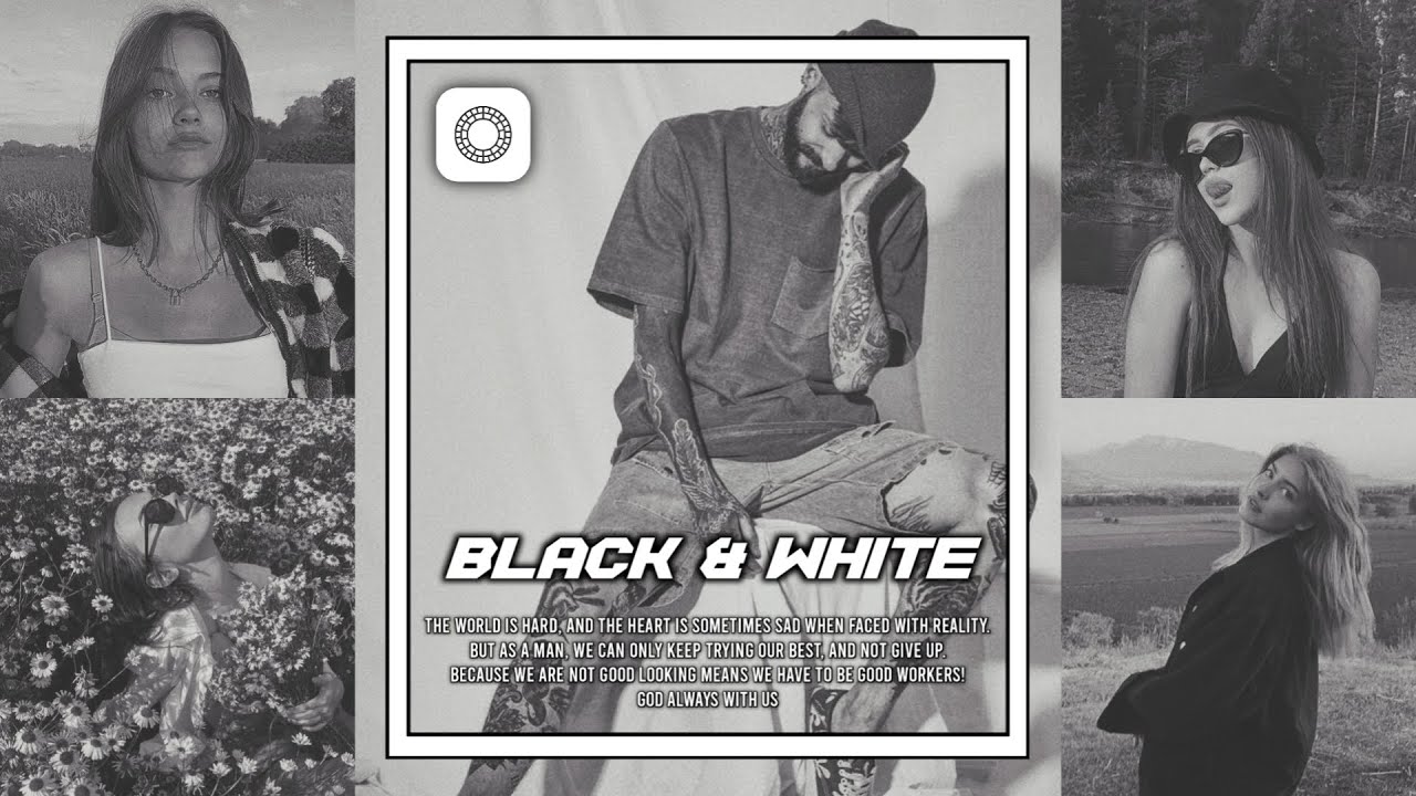 Tutorial Edit Foto Black and White Filter Menggunakan VSCO X Fullpack 