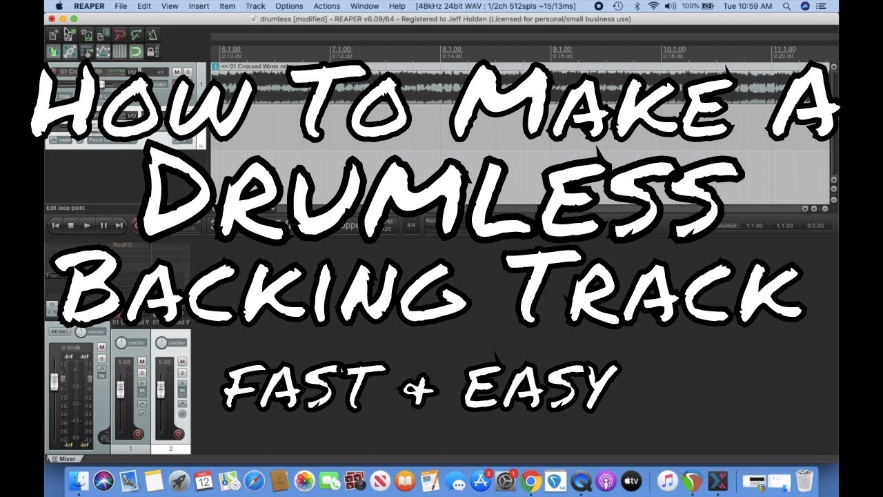How To Make A Drumless Track Remove Drums Fast and Easy  YouTube
