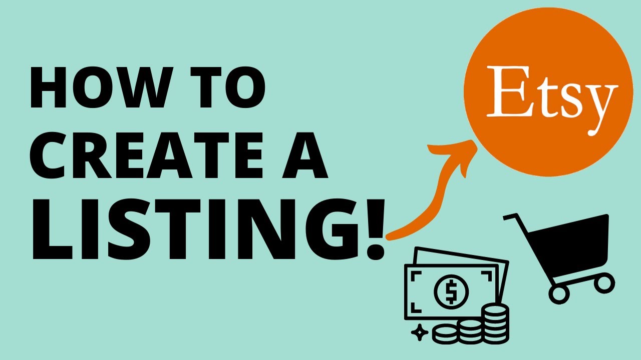 How to create a listing on Etsy STEPBYSTEP TUTORIAL  Digital 