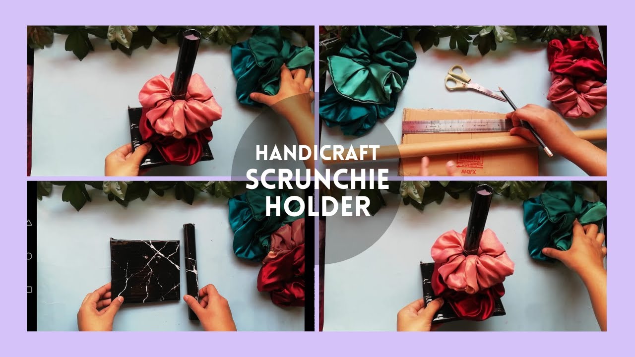How to Make Easy Scrunchie Holder  Perfect Storage Solution For 