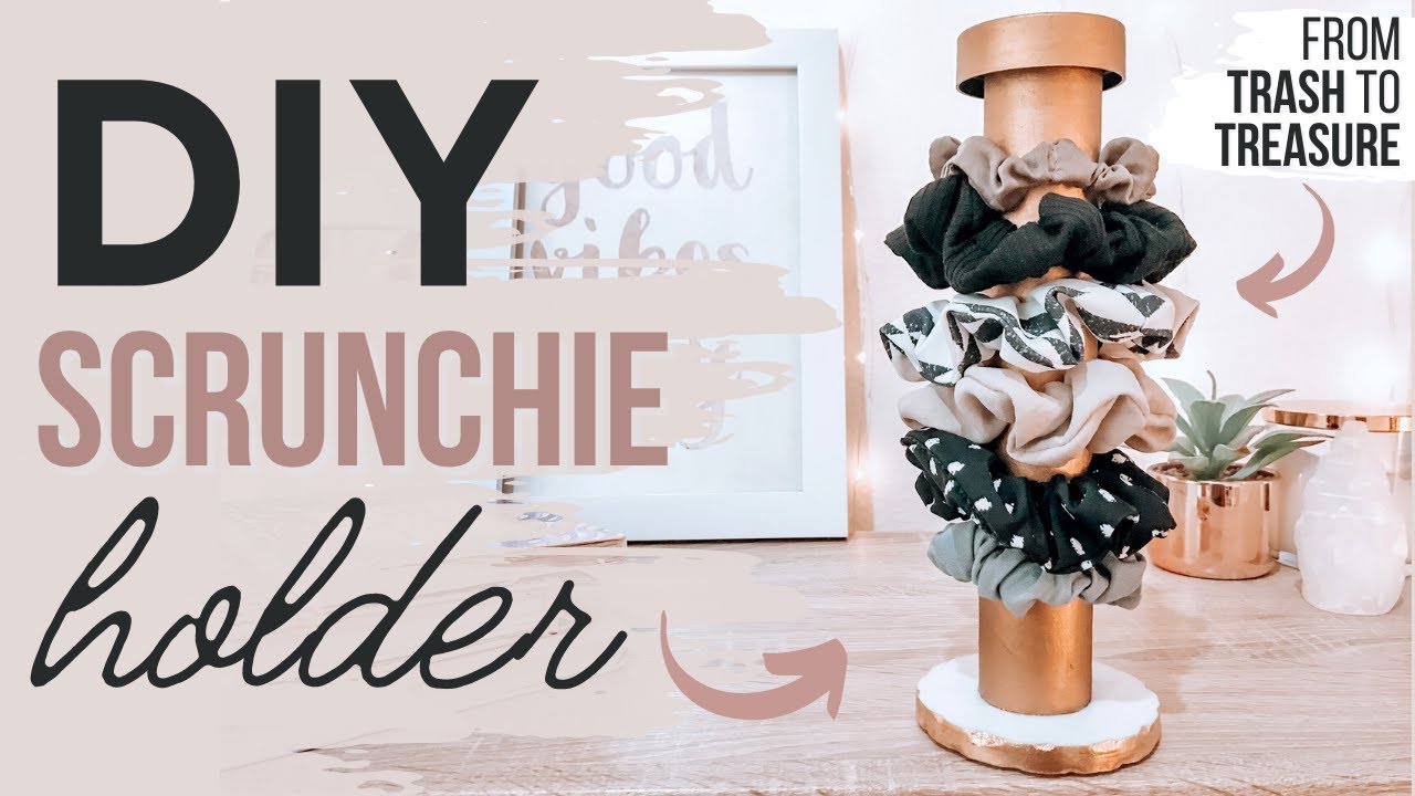 How to Make the Cutest Scrunchie Stand in 3 Easy Steps  YouTube