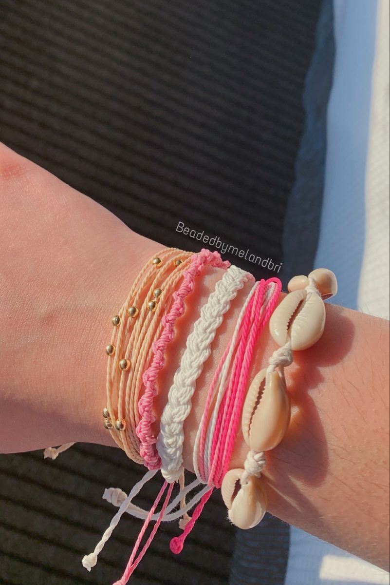 Trendy Aesthetic VSCO Friendship Bracelet Set  Surf jewelry Diy 