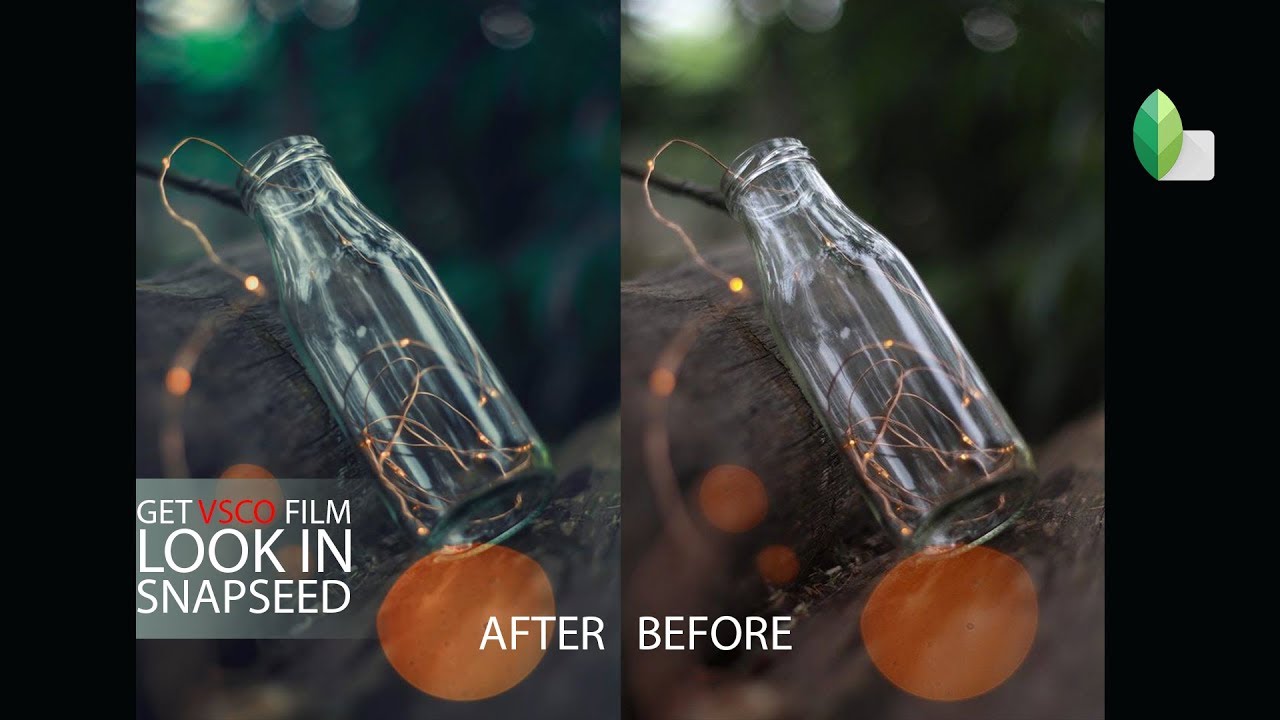 Get VSCO FILM Effect Using Snapseed  Snapseed Tutorial  VSCO Color 