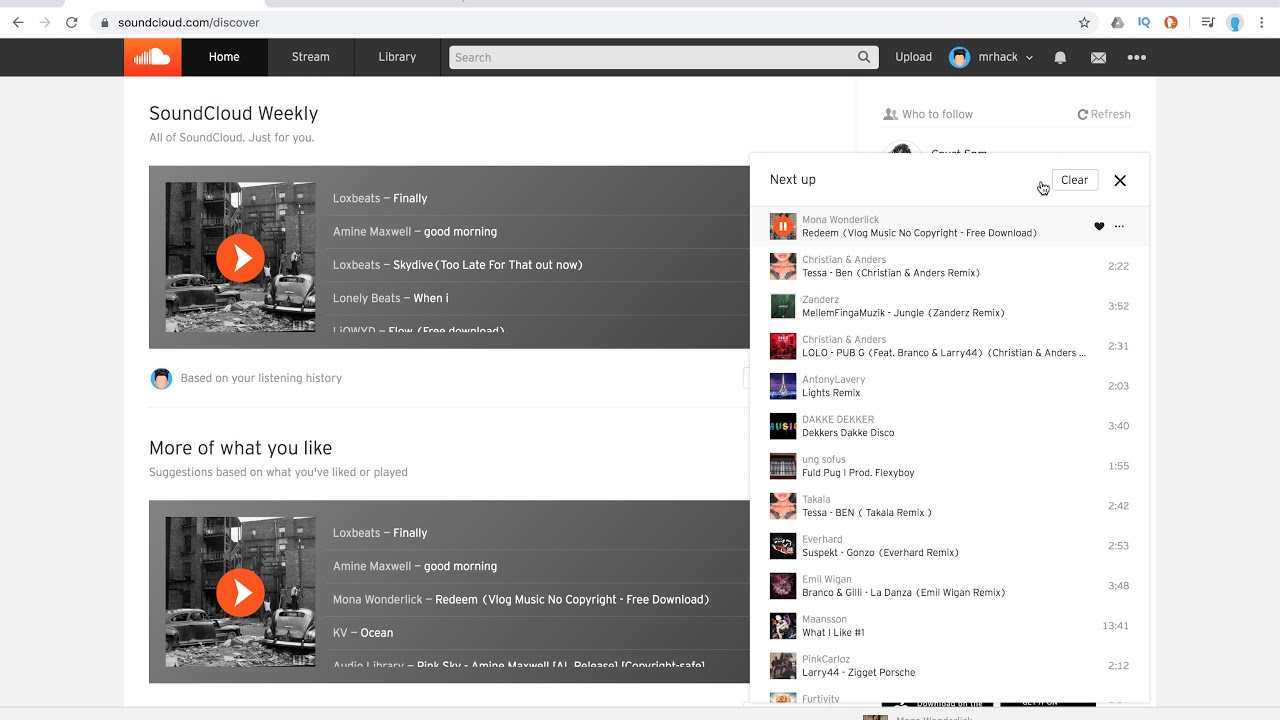 How to CLEAR QUEUE on SOUNDCLOUD  YouTube