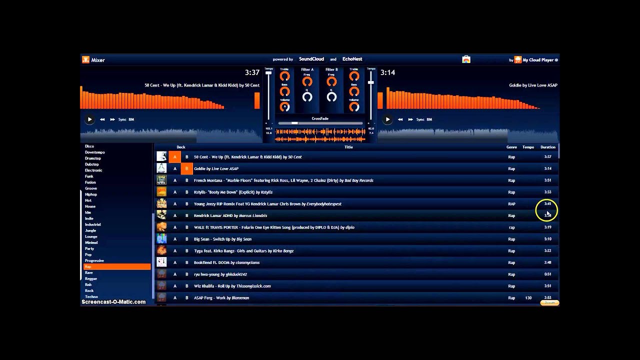 SoundCloud Mixer  YouTube