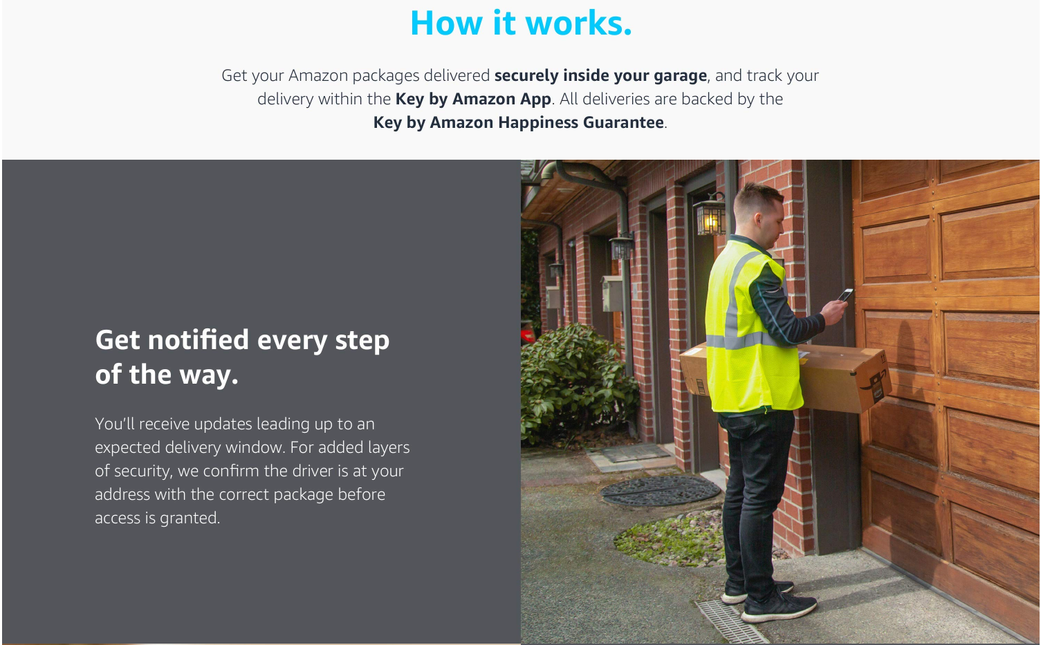 Amazon  InGarage Delivery    