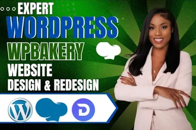 I will expert wpbakery divi wordpress website wpbakery developer with elementor pro