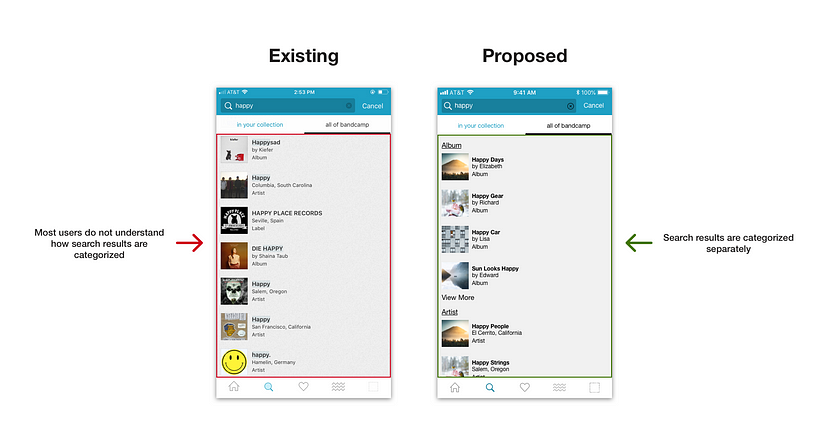 Bandcamps Music Discovery Userflow Reimagined  by Elb D Choi 