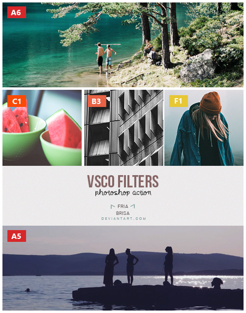 VSCO 5 Filters  Photoshop Action ATN by friabrisa on DeviantArt