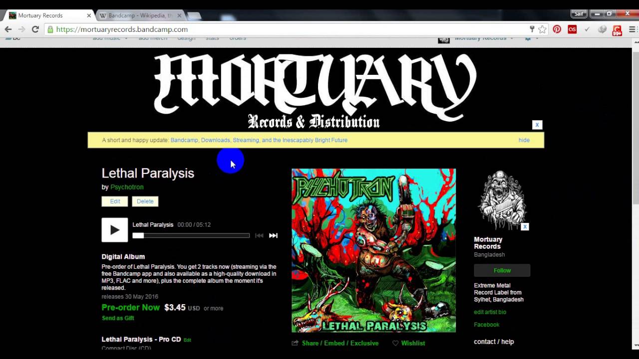 How to Embed Bandcamp Discography