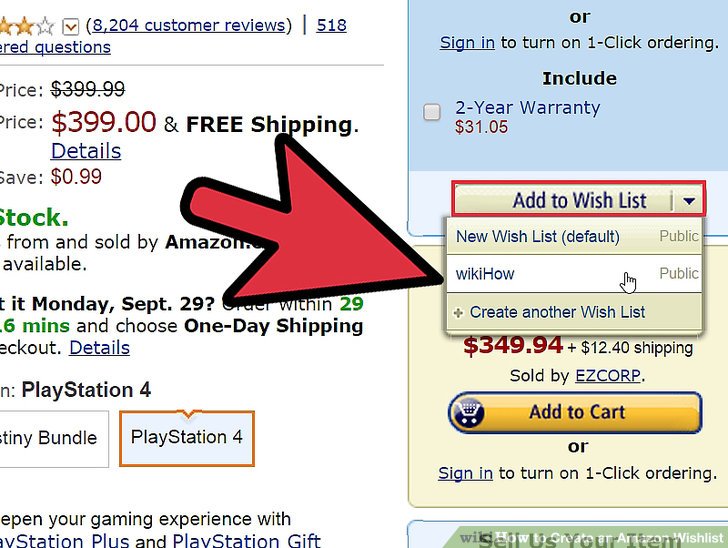 How to Create an Amazon Wishlist