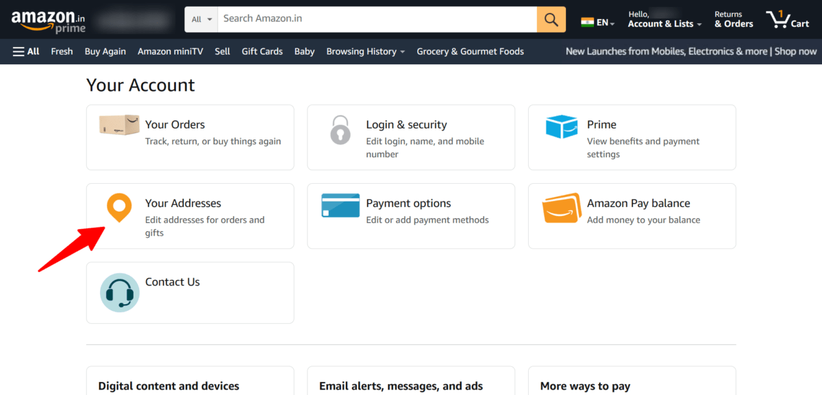 How to Delete an Address from Amazon