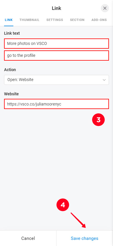 How to add a VSCO link to your Instagram bio