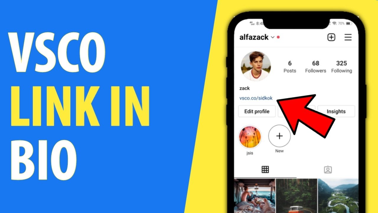 How to Put a VSCO Link in Your Instagram Bio