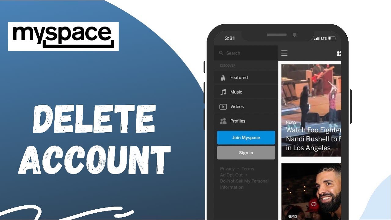 How to Delete a Myspace Account Permanently 2022  YouTube