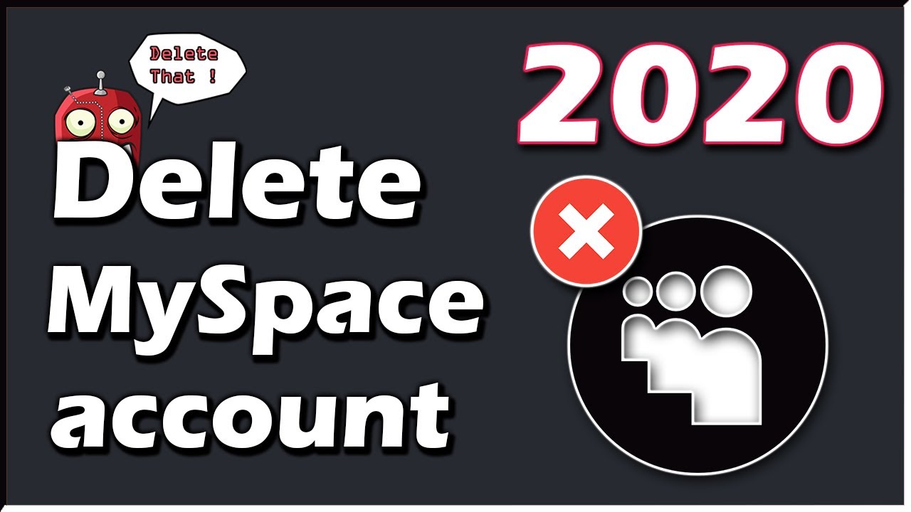 How to Delete MySpace Account fast and simple 2020  YouTube