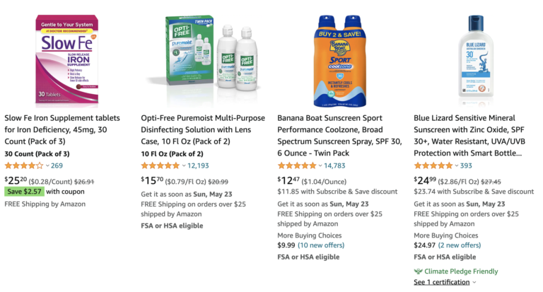 How to Submit Medical Supplies from Amazon to FSA