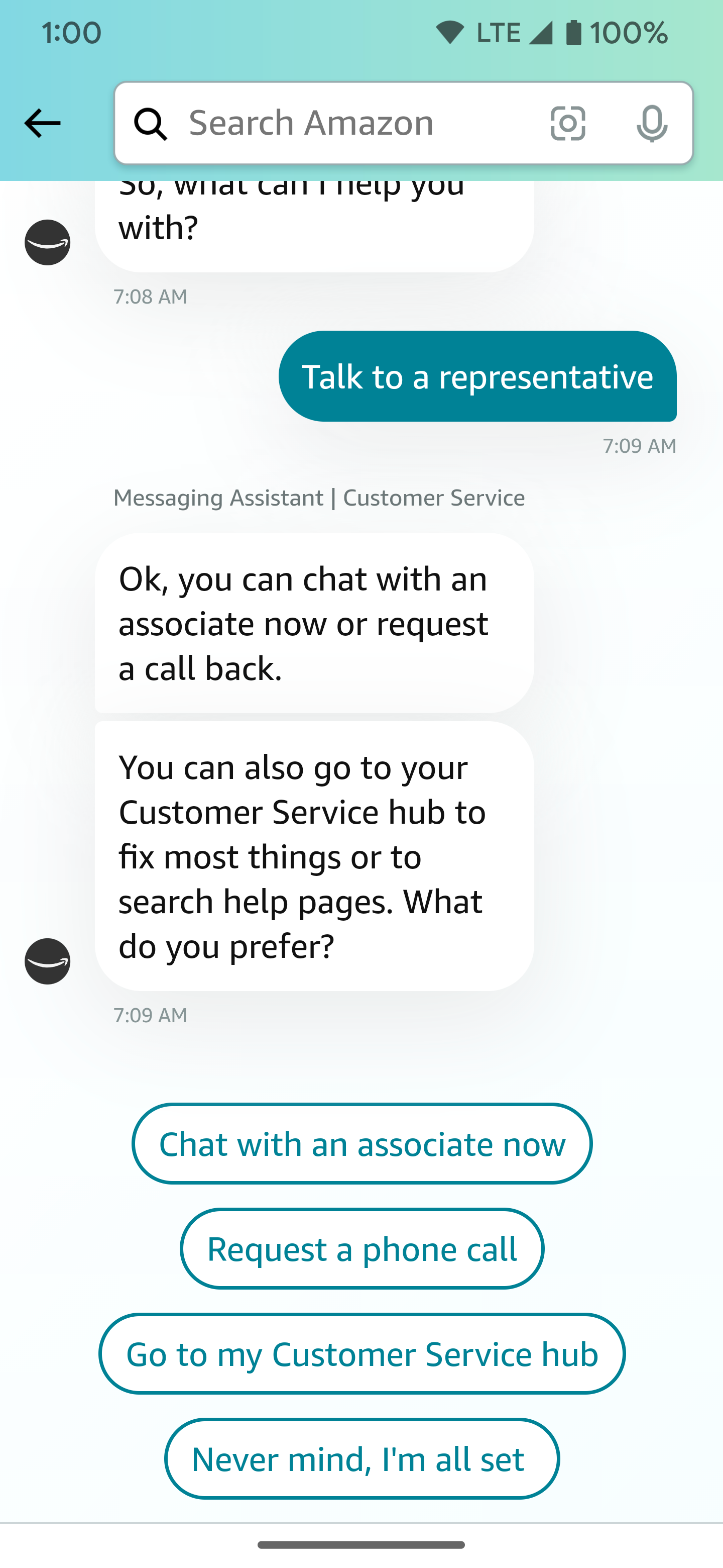 How to contact Amazon customer service by phone email or chat