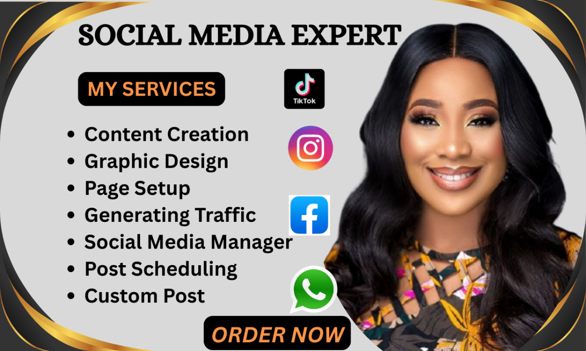 I Will Be Your Social Media Manager, Content Creator & Graphics Designer