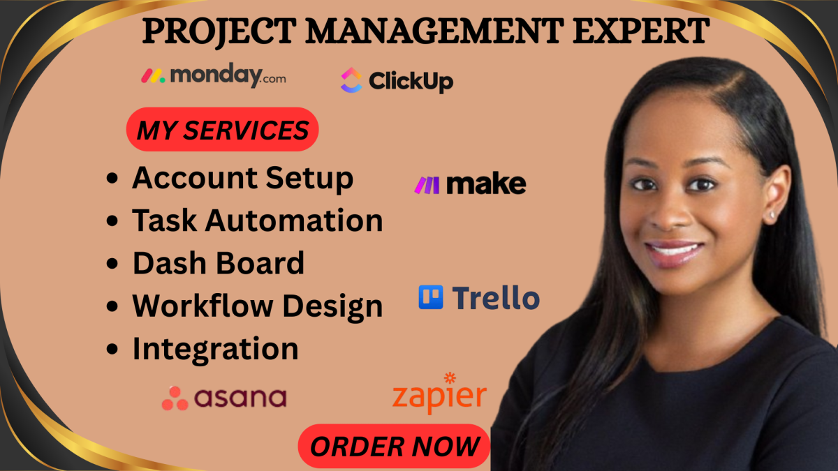 I will setup monday.com automation and integration with ClickUp, Asana, Trello, and Monday CRM