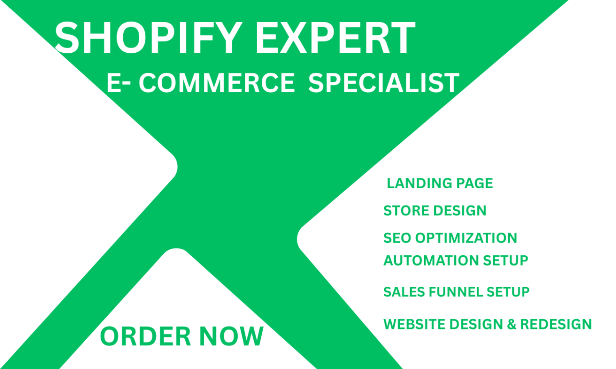 I Will Shopify Website Store Setup SEO Dropshipping