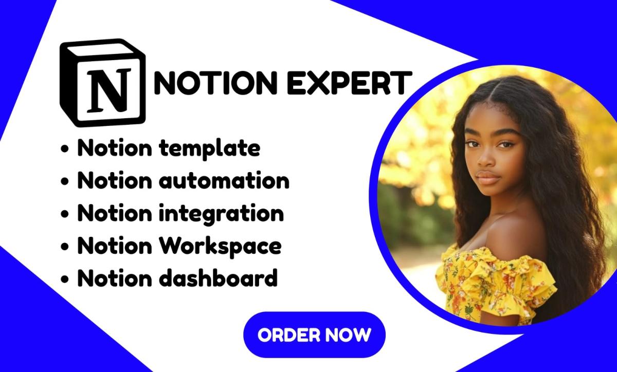 I will automate your workflow and build a powerful Notion system for productivity