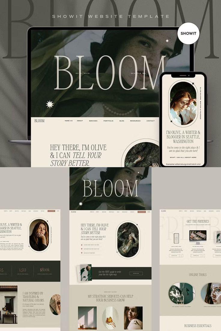Showit Design Customize Showit Website & Blog | Showit Template & Mobile Optimization