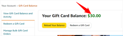 How to Check Amount on Amazon Gift Card