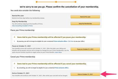 How to Cancel an Amazon Prime Membership