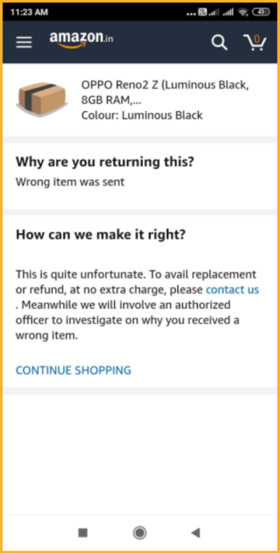 How to Return Wrong Size to Amazon