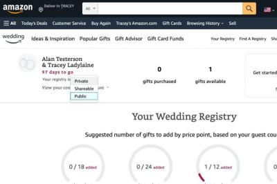 How to Search for Gift Registries on Amazon