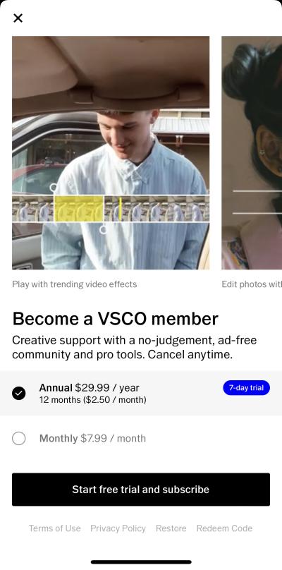 Understanding VSCO Membership Cost
