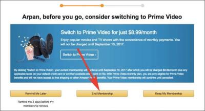 How to End Amazon Prime Free Trial
