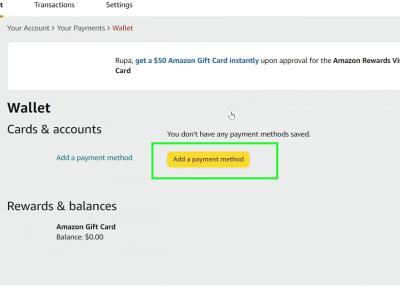 How to Use a Vanilla Gift Card on Amazon