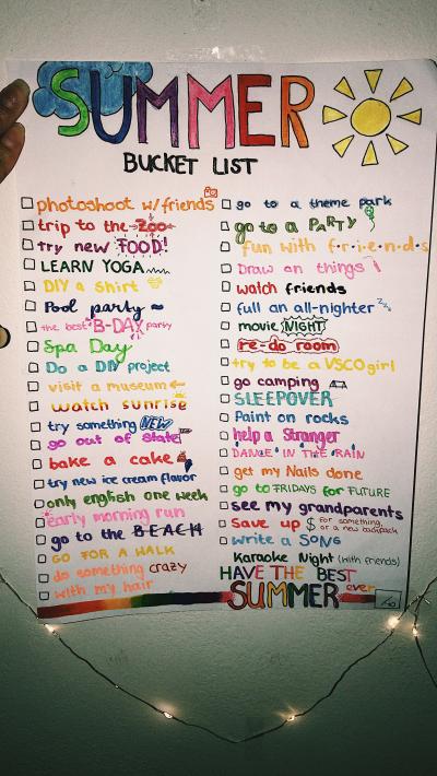 How to Make a VSCO Summer Bucket List