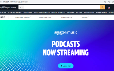 Exploring the Podcast Library on Amazon Music