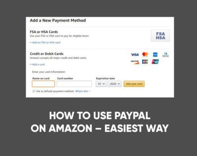 How to Pay Using PayPal on Amazon