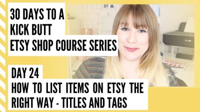 How to List an Item on Etsy for Maximum Visibility