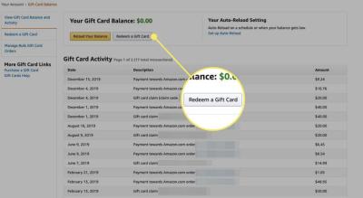How to View All Redeemed Gift Cards on Amazon