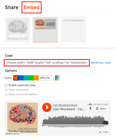 How to Get SoundCloud Embed Code for Your Music