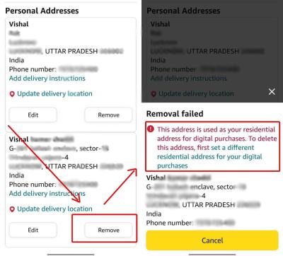 How to Delete Your Address on Amazon