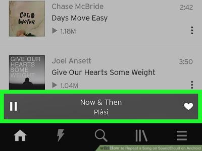 How to Loop Songs on SoundCloud Mobile