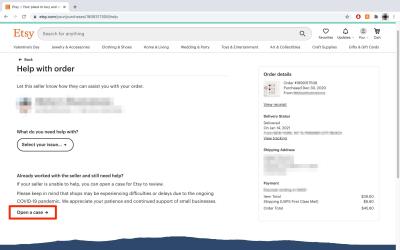 How to File a Claim on Etsy