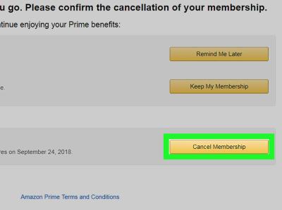 How to Cancel My Amazon Prime Membership