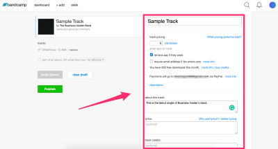 How to Upload Music to Audio Cache on Bandcamp